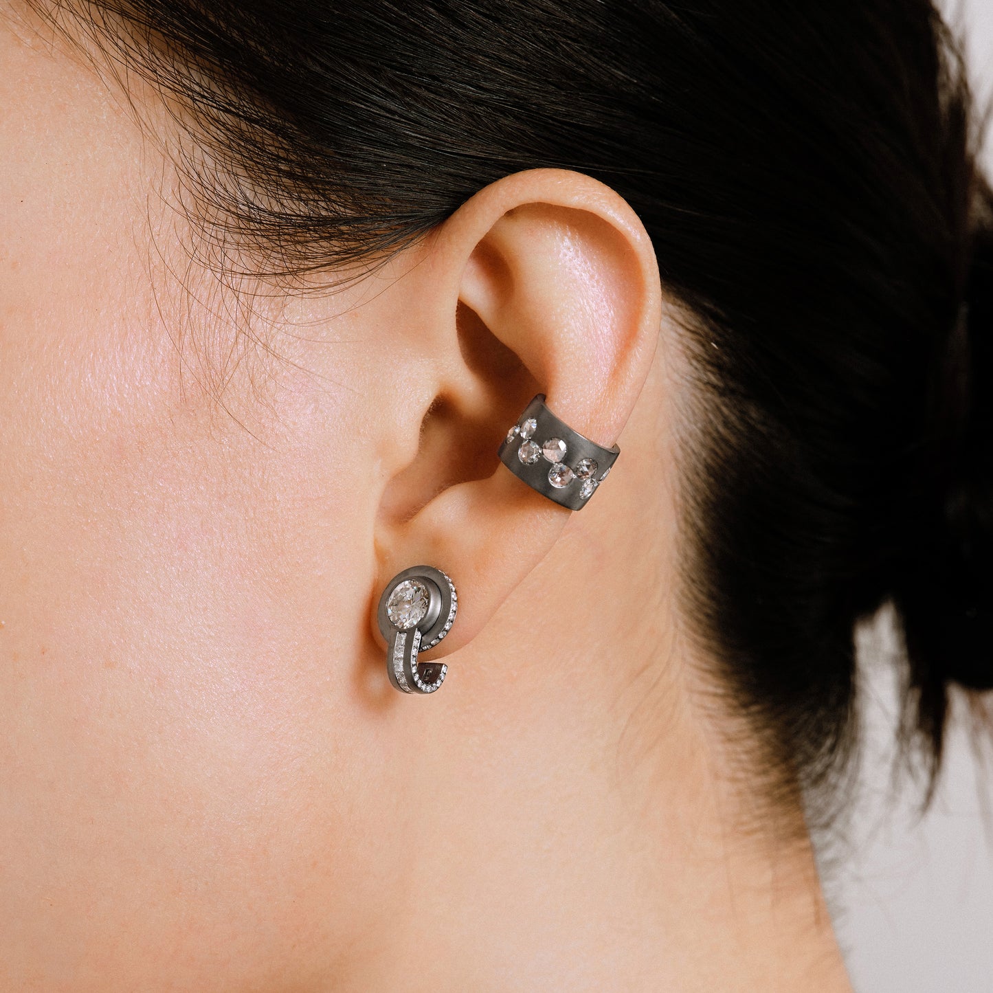 Lucent Diamond Ear Cuff