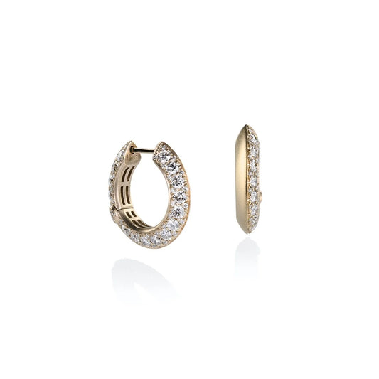 Edge Diamond Earrings