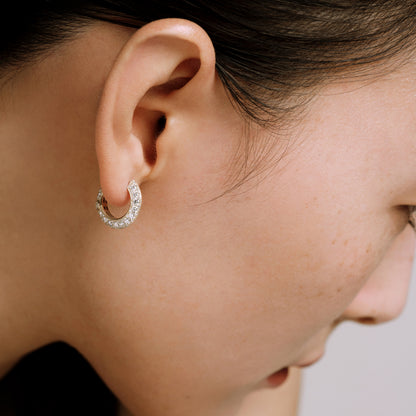 Edge Diamond Earrings