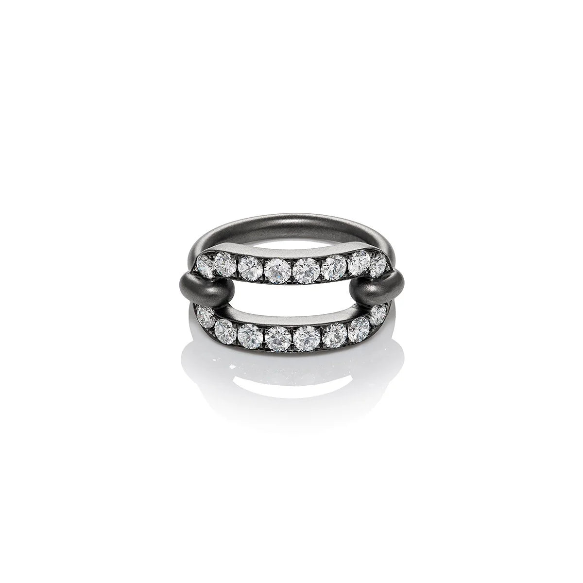 Link Diamond Ring