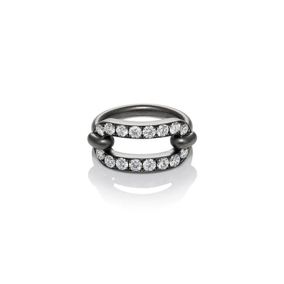 Link Diamond Ring