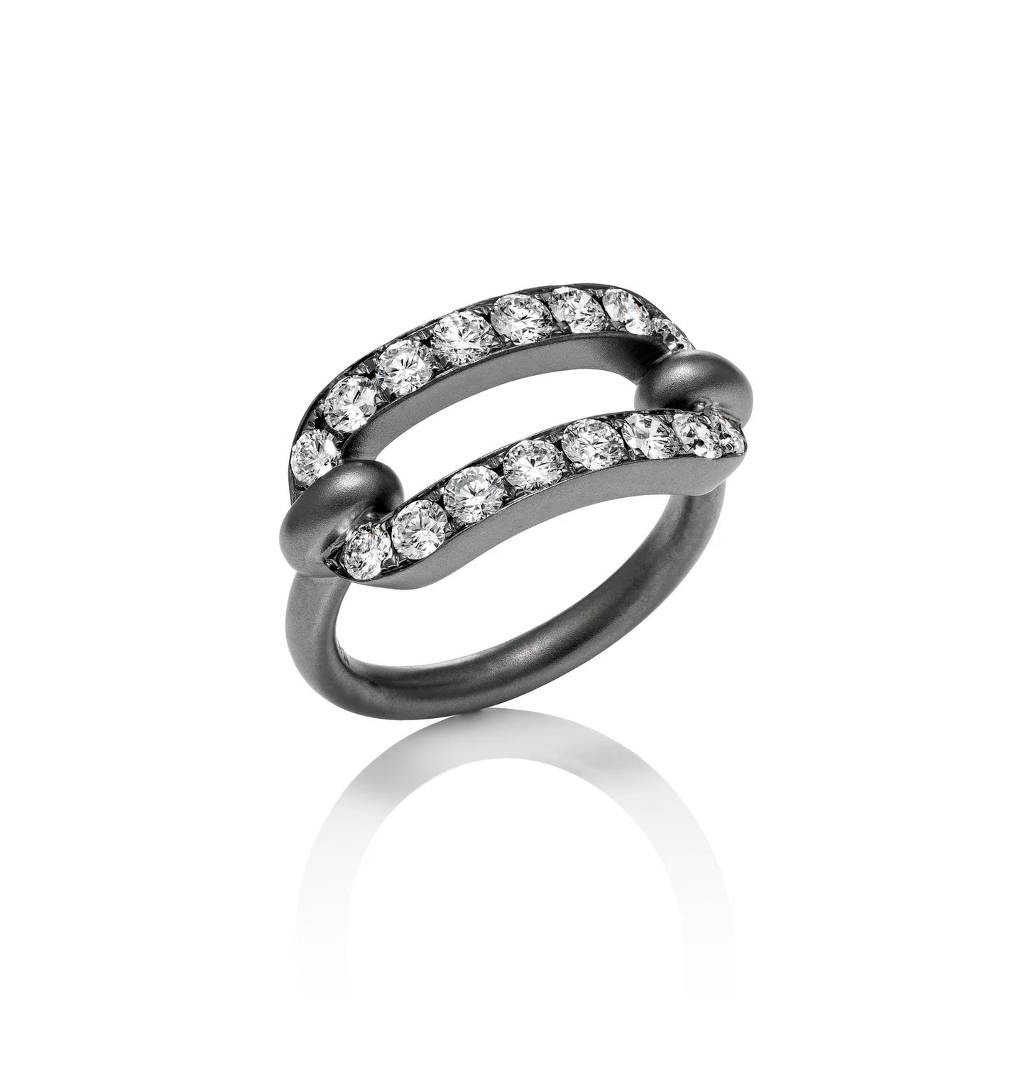 Link Diamond Ring