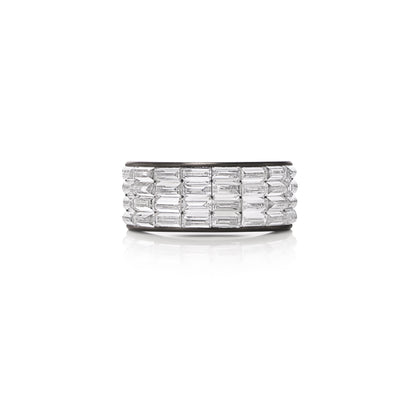 Reverse Set Baguette Diamond Ring