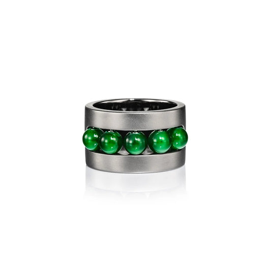 Jadeite Bead Ring