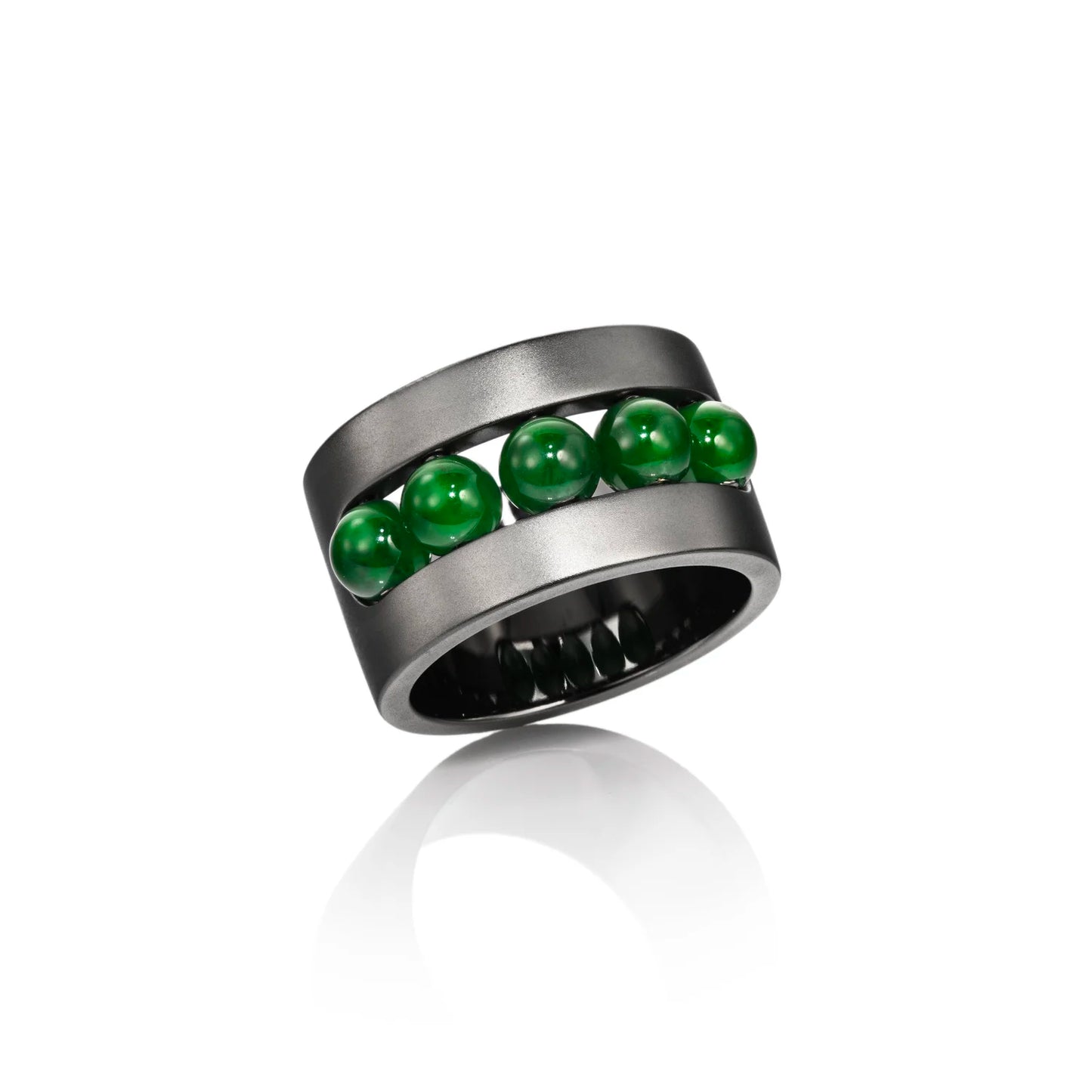Jadeite Bead Ring